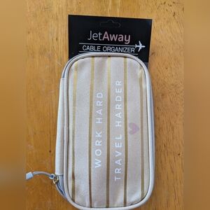 New JetAway Cable Organizer Travel Bag, T11MIS
